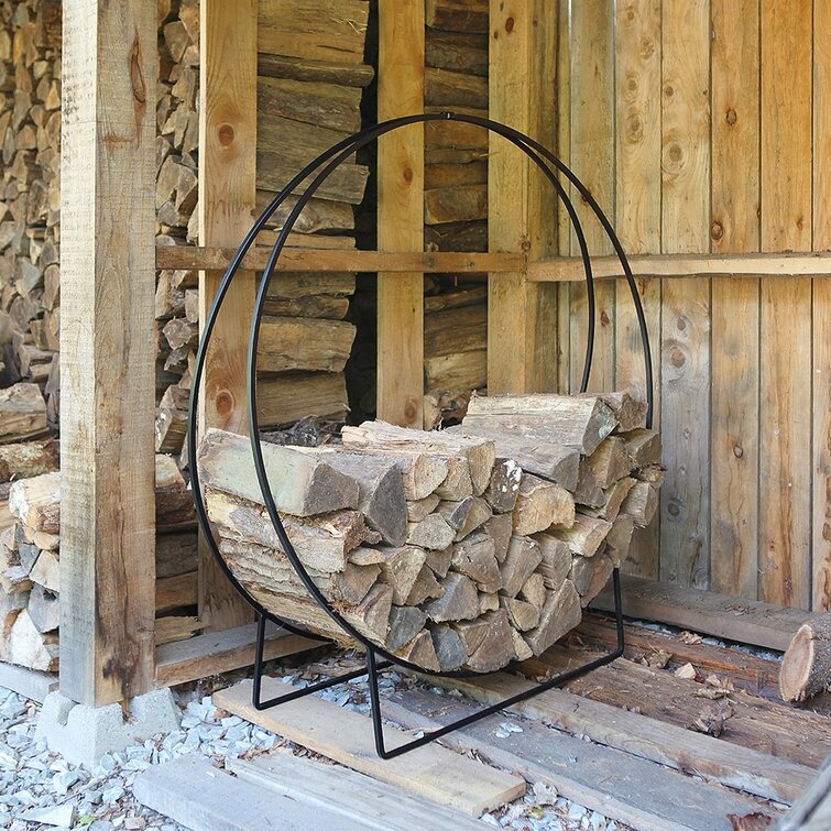 Circle best sale log rack